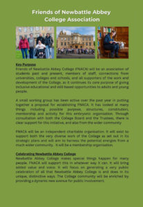 Select to view information about the launch of the Friends of Newbattle Association